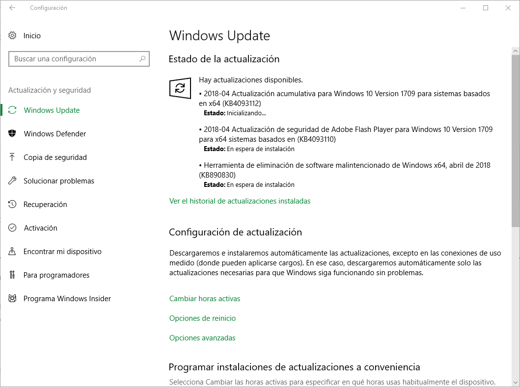 Parches seguridad Microsoft Windows 10 abril 2018