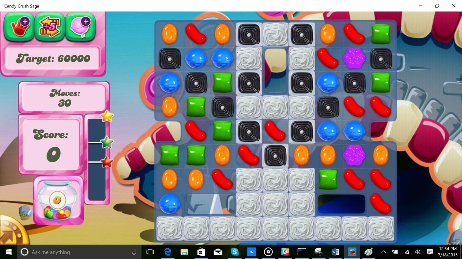 Candy Crush Windows 10