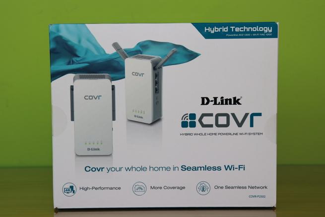 Frontal de la caja del sistema Wi-Fi mesh D-Link COVR-P2502