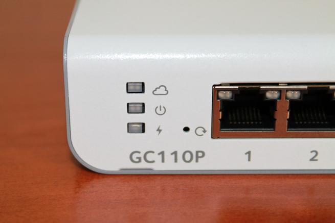 Indicadores LED del NETGEAR GC110P