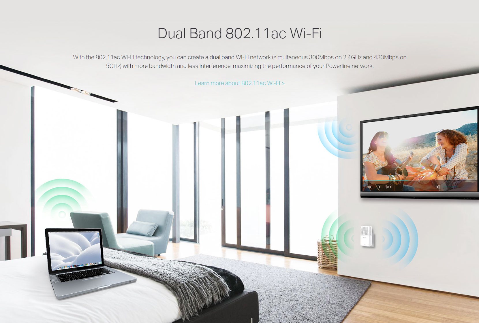 TP-Link TL-WPA7510 Wi-Fi Ac dible banda simultánea