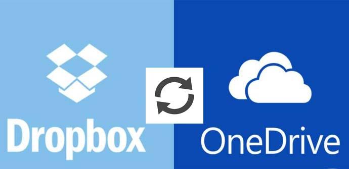 Sincronizar OneDrive con Dropbox
