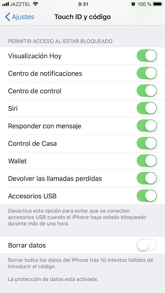 iOS 11.4.1 - modo USB restringido
