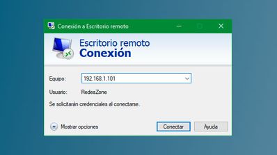 Conexión Escritorio Remoto