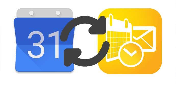 Sincronizar calendario de Google y Outlook