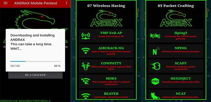 ANDRAX, la plataforma de hacking ético para Android
