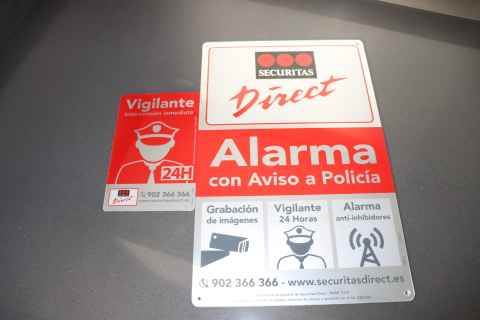 Cartel de alarma de Securitas Direct: qué es y para que sirve