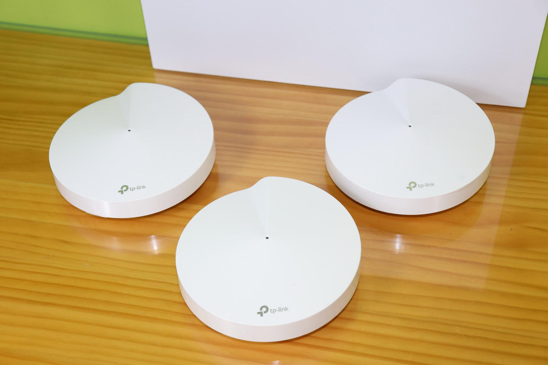 3 nodos Wi-Fi del TP-Link Deco M9 Plus en detalle