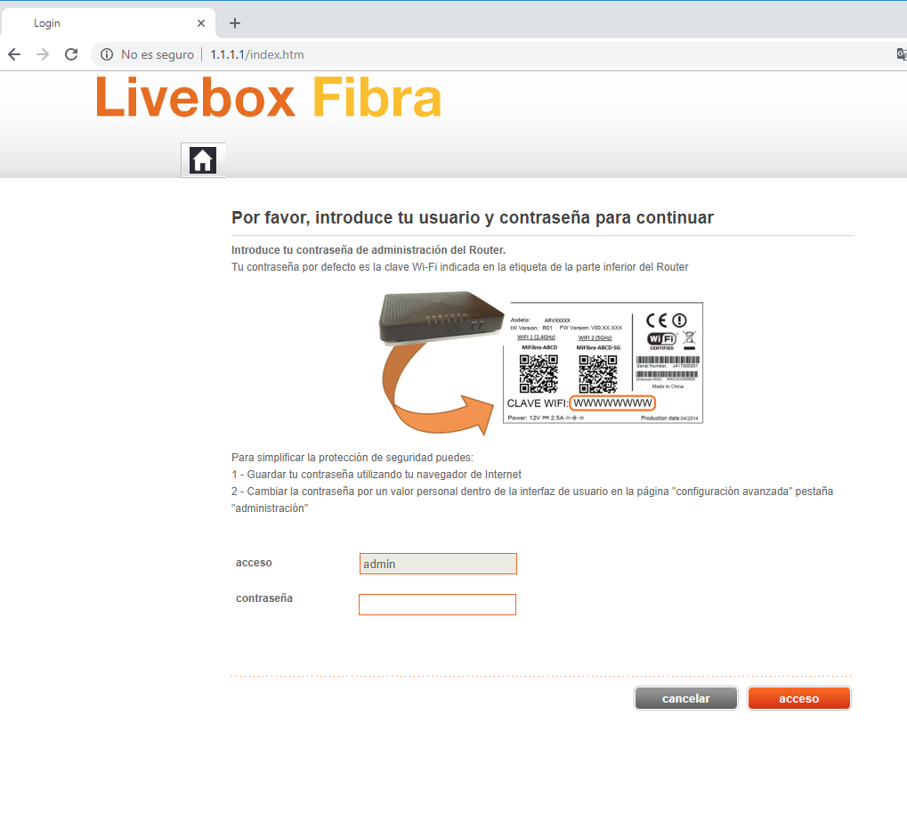 Livebox Fibra