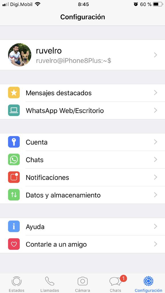 Activar huella WhatsApp iPhone - 1