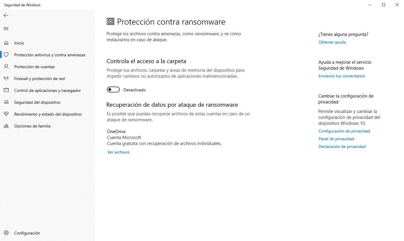 Windows Defender Anti Ransomware