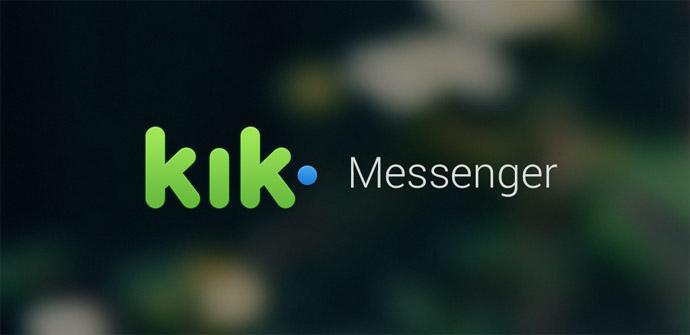 Kik, programa de mensajería instantánea sin número