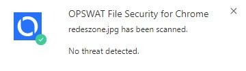 OPSWAT File Security - Escaneo completado
