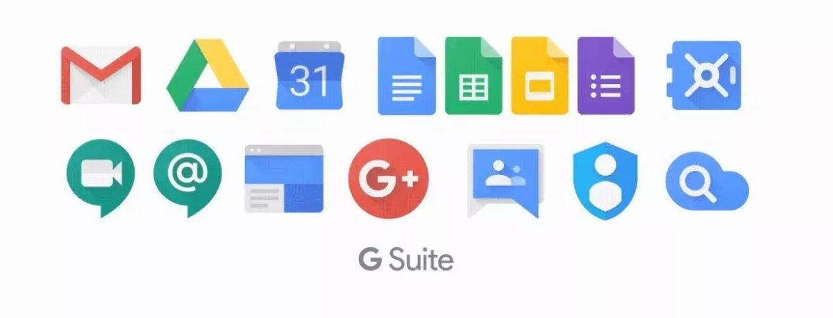 Aplicaciones Google G-Suite
