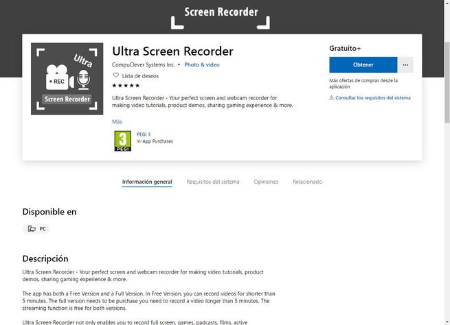 App OpenSource falsa Microsoft Store UWP - 1