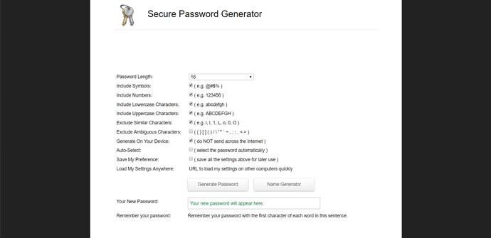 Passwordgenerator