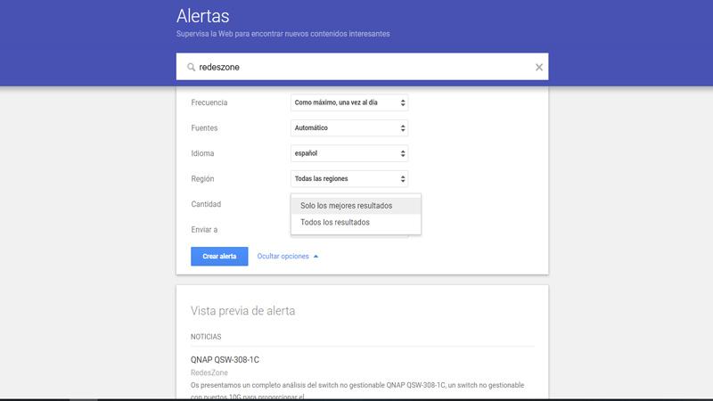 Evitar el Spam con las alertas de Google