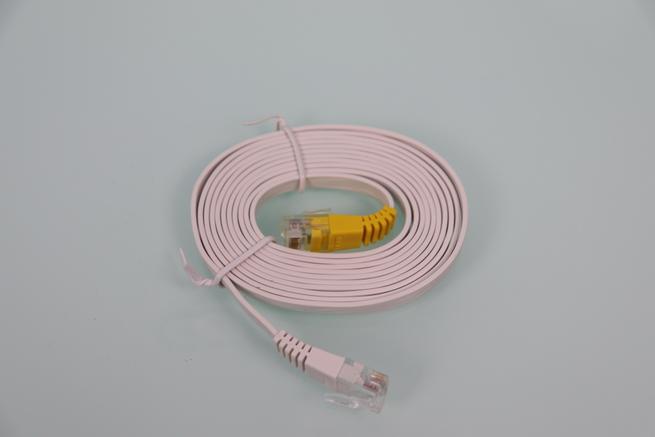 Cable de red Ethernet cat5e plano del repetidor WiFi AVM FRITZ!Repeater 1200