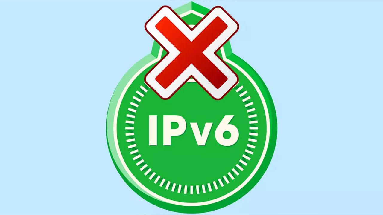 Desactivar protocolo IPv6