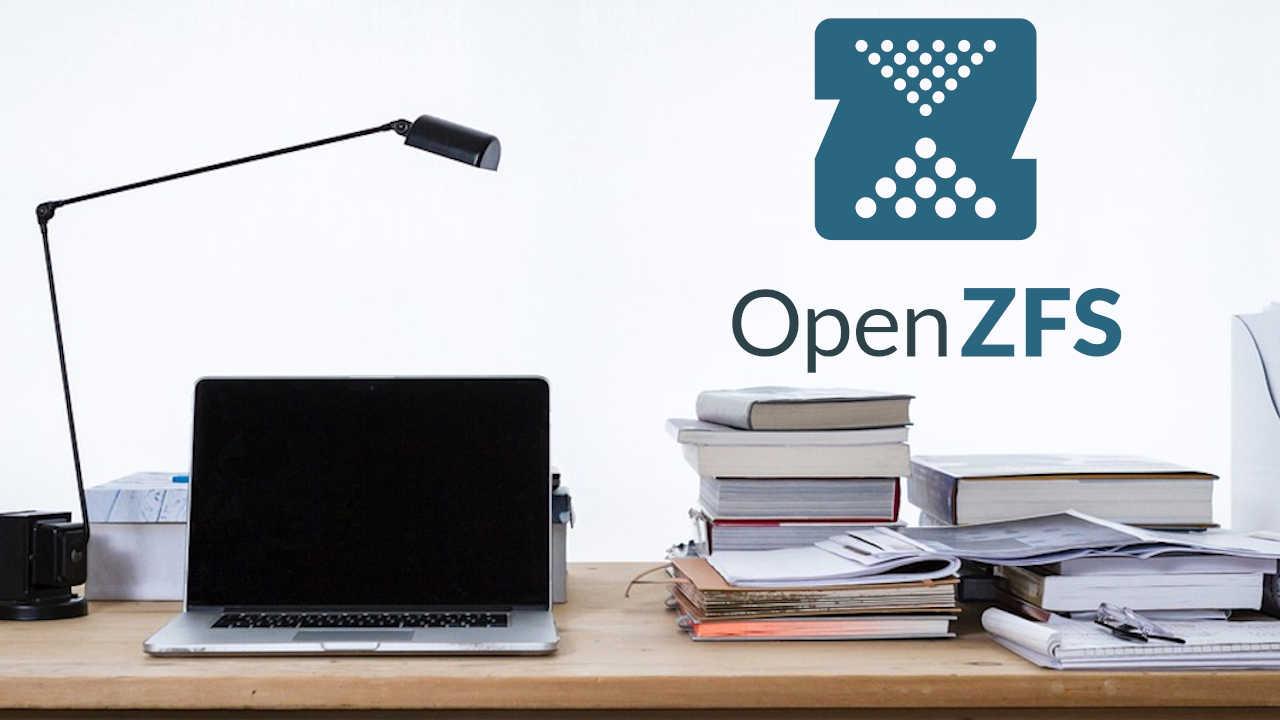OpenZFS sistema de archivos logo
