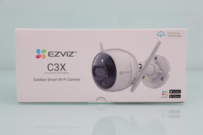 Frontal de la caja de la cámara IP EZVIZ C3X