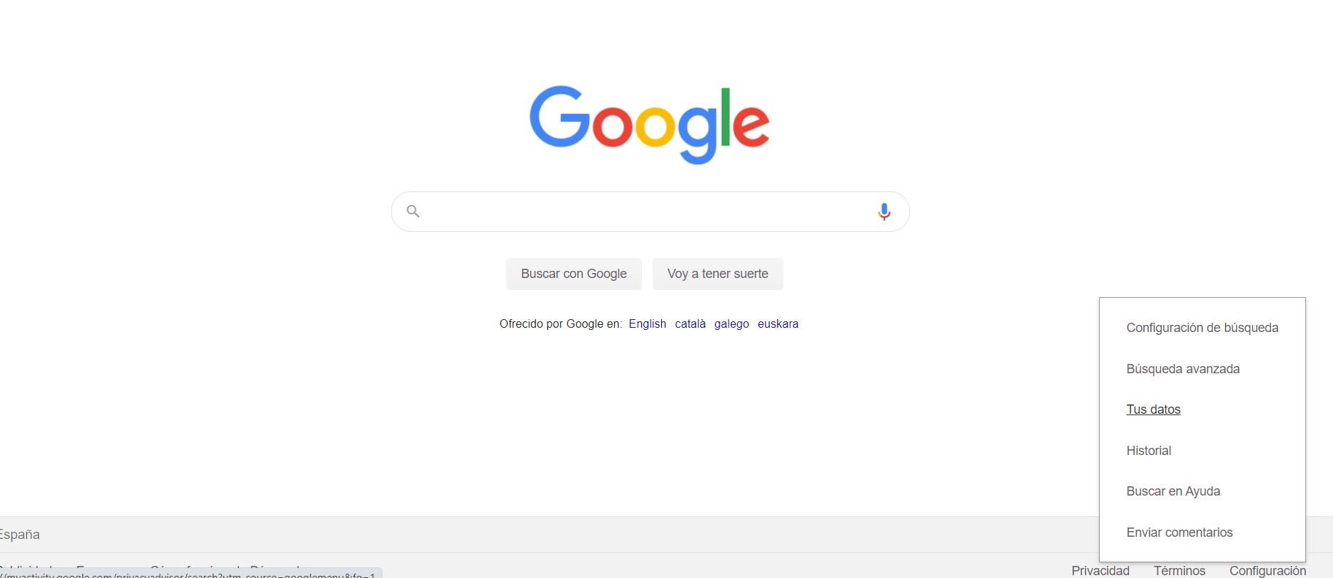 Buscar en Google con seguridad