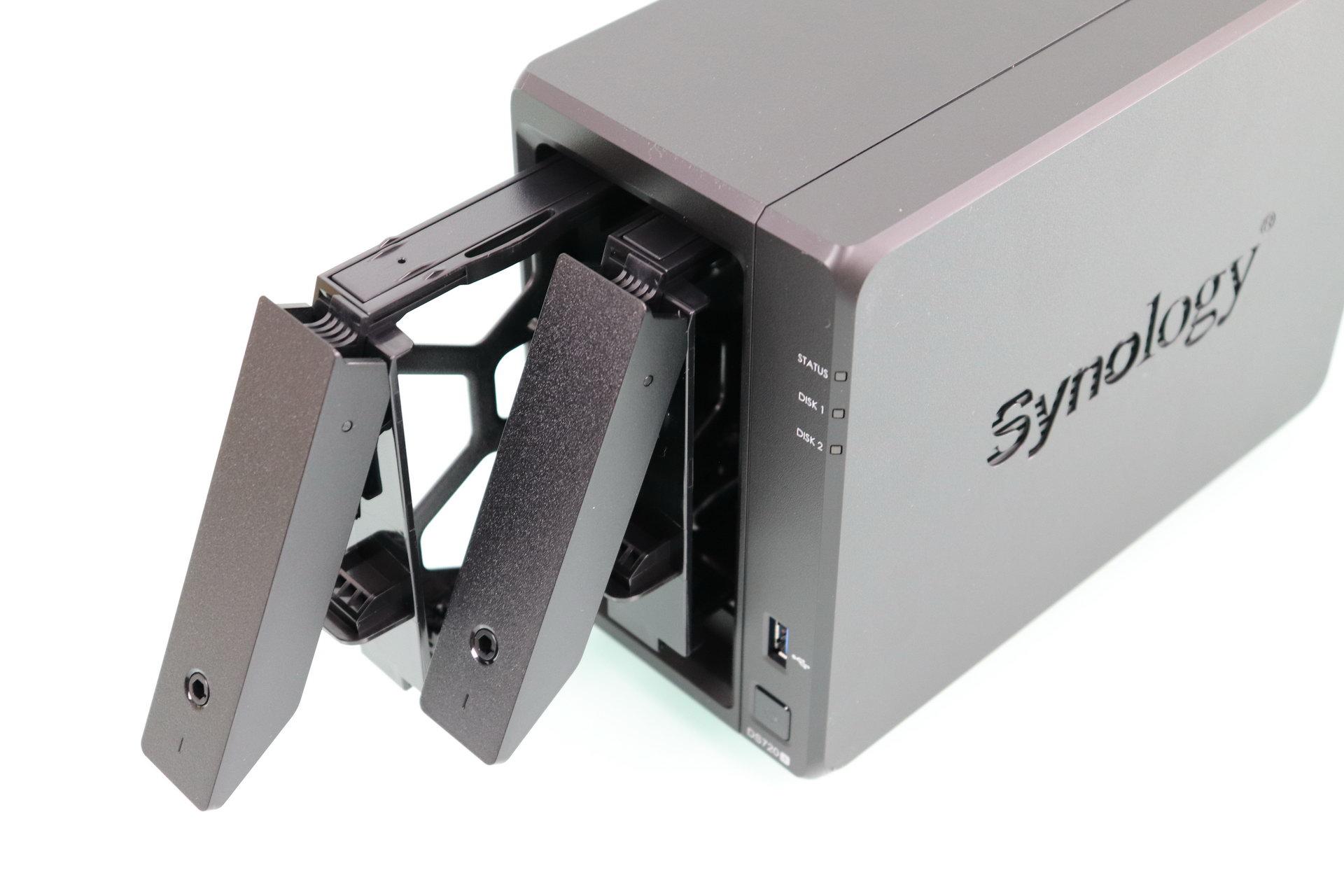 Bahías de discos duros del NAS Synology DS720+