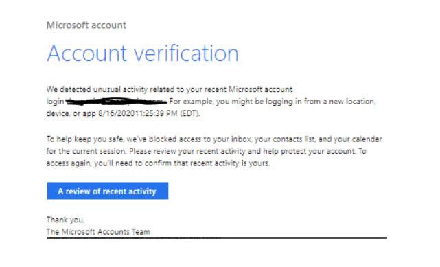 Microsoft es el principal objetivo de los ataques de phishing online