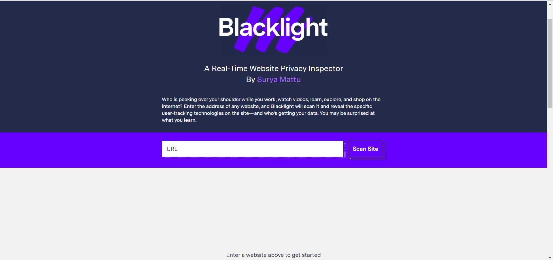 Blacklight, la herramienta para detectar rastreadores