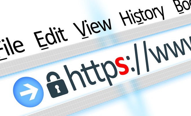 enlace web en un navegador de internet