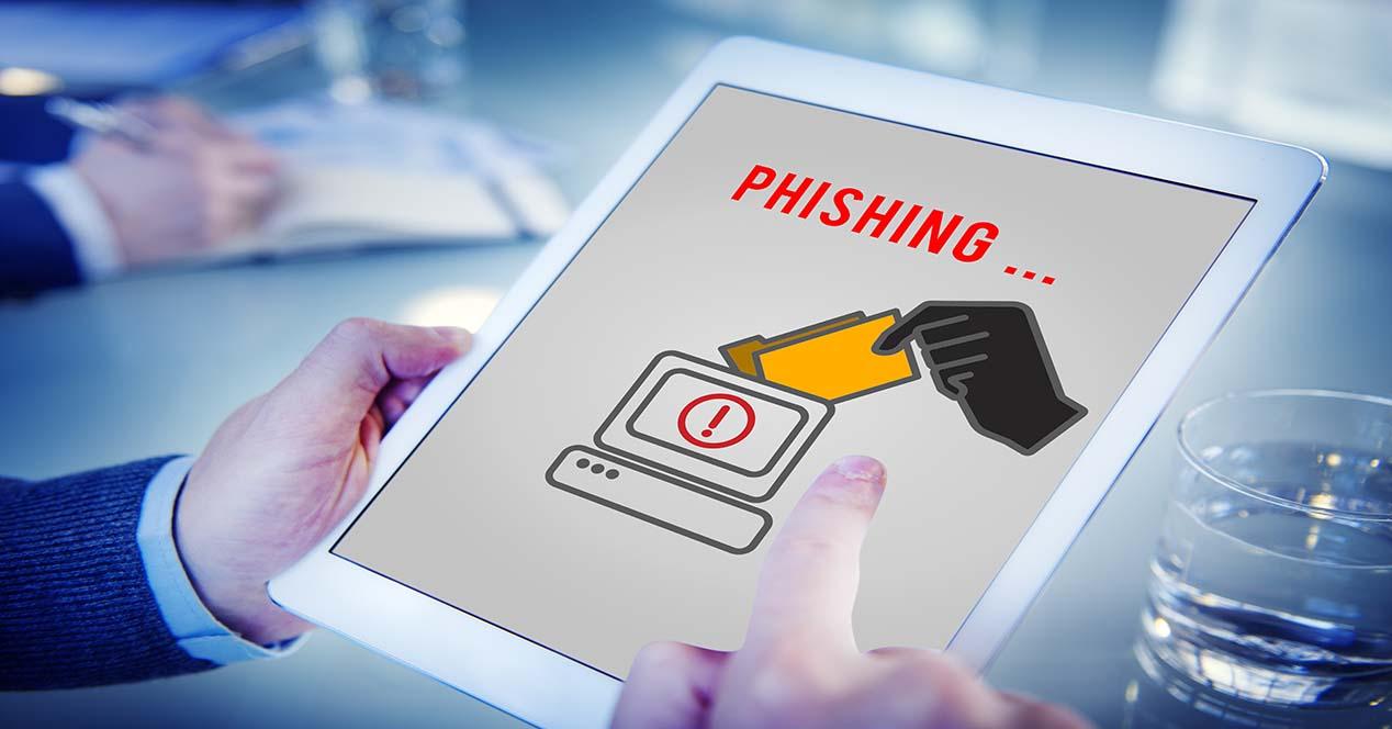 amenaza de phishing