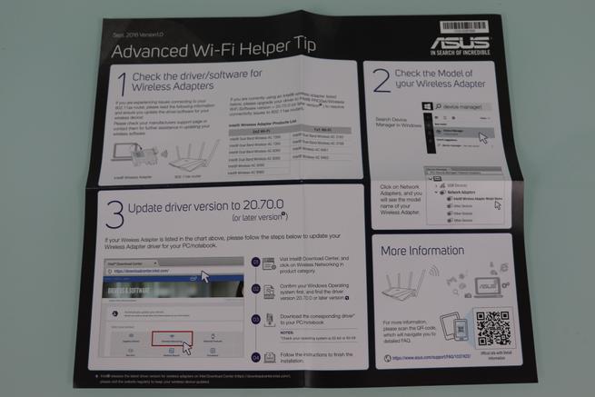 Vista del folleto de Intel para WiFi 6 y sus tarjetas