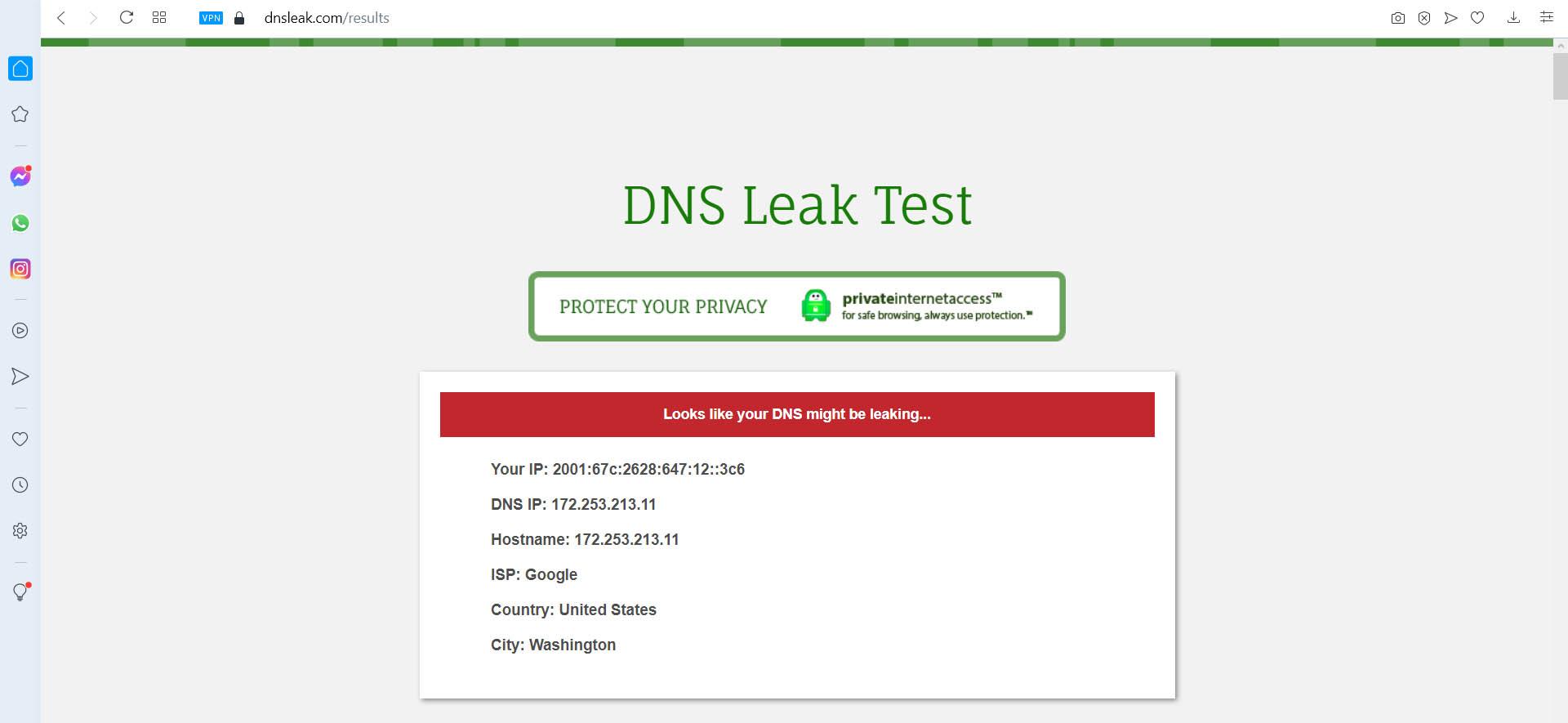 DNS Leak