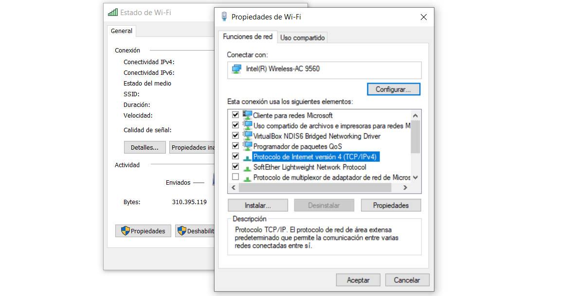 Cambiar la dirección IP en Windows