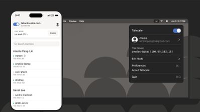 Tailscale permite crear una red VPN fácilmente para conectar los equipos.