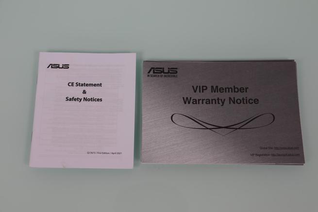 Garantía del producto y recomendaciones de seguridad del ASUS ROG STRIX GS-AX5400