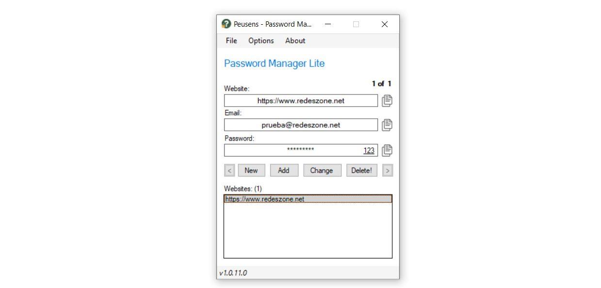 Usar Password Manager Lite