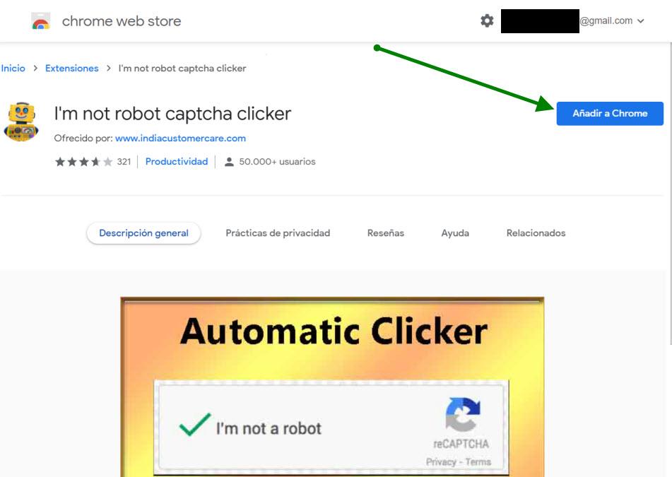 How to fill in a Captcha automatically in Chrome
