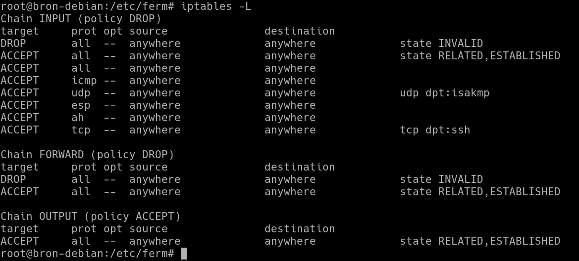 What is the Linux iptables-based ferm firewall and how to configure it