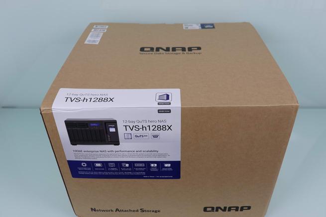 Frontal de la caja del servidor NAS QNAP TVS-h1288X
