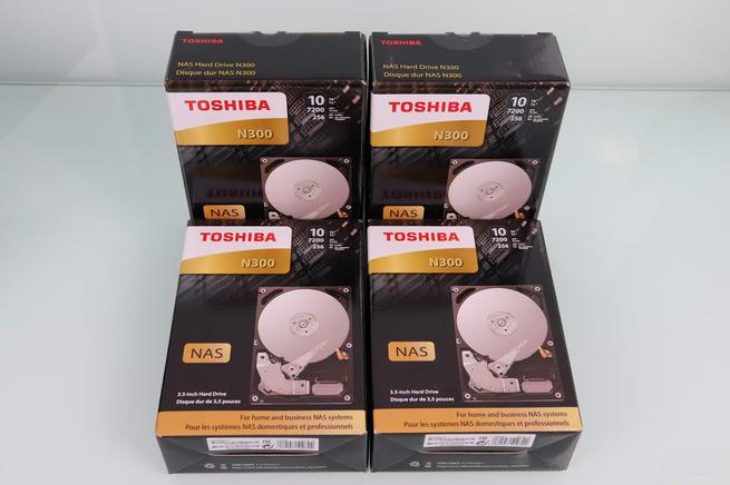 Discos duros de 3,5'' Toshiba N300 de 10TB para el QNAP TVS-h1288X