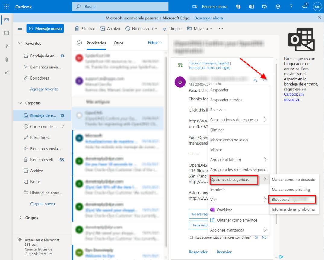How you can block spam from Gmail and Outlook