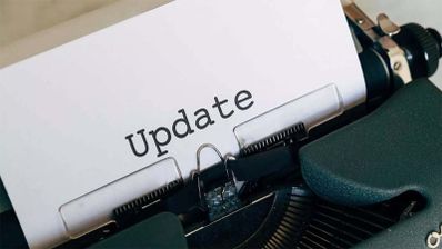 mensaje de update
