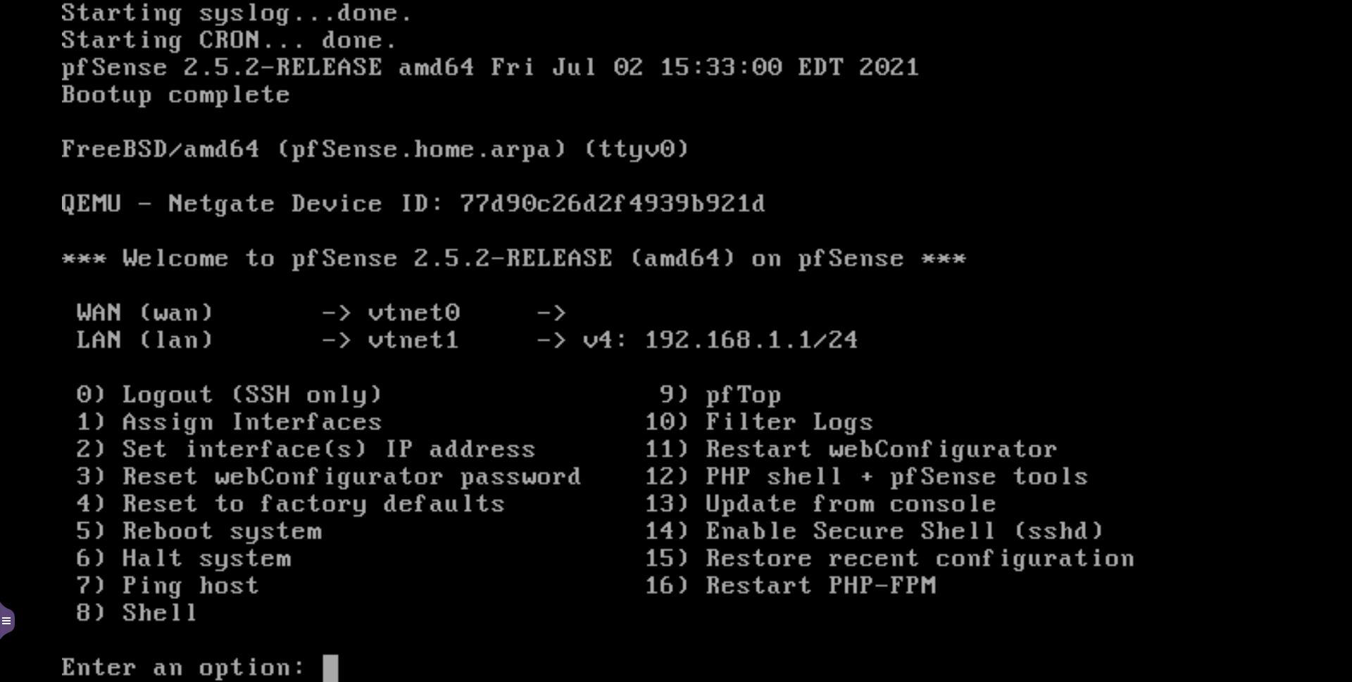 Configure QNAP NAS Server as Primary Router with pfSense