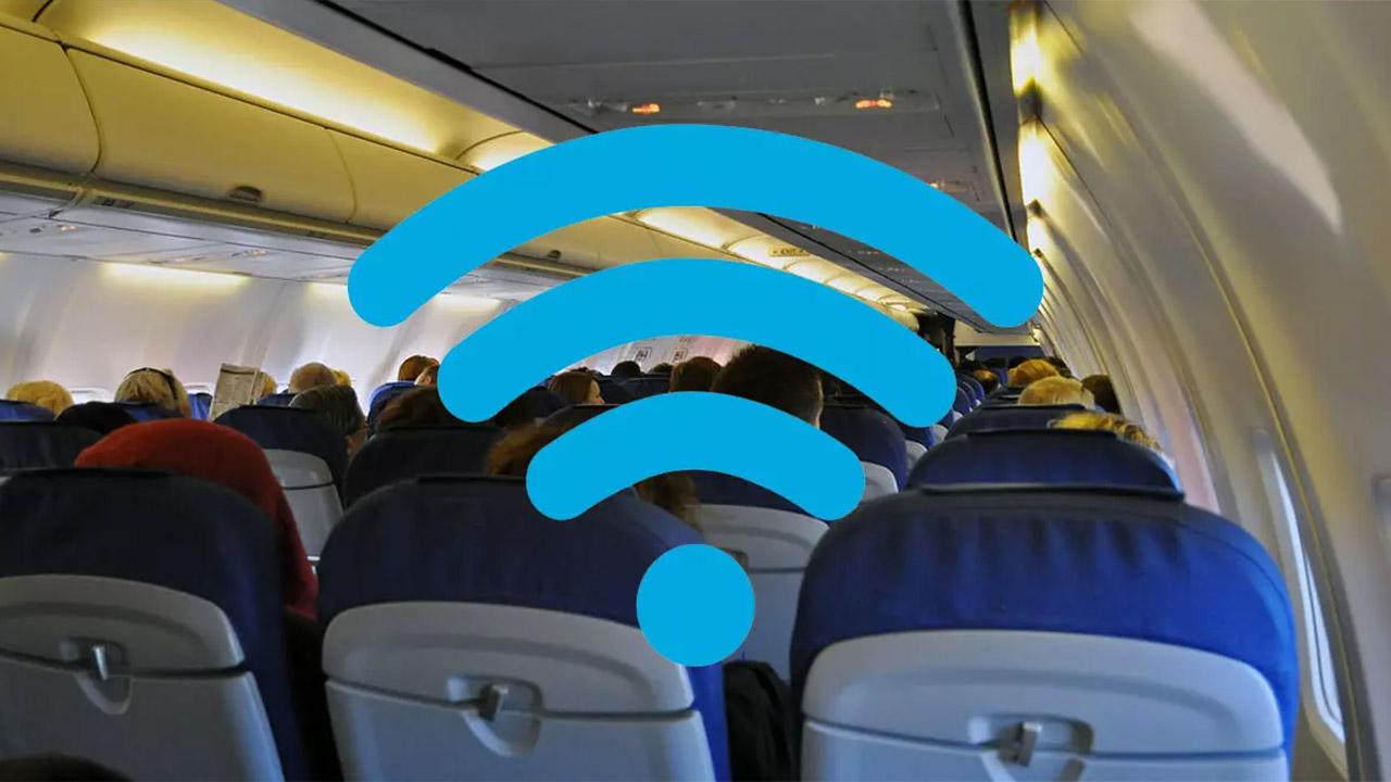 Internet en un avión
