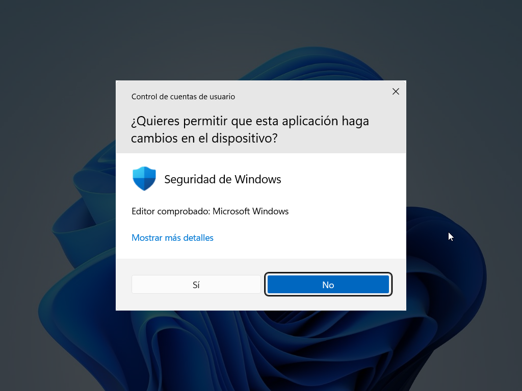 Agregar exclusiones en Windows 11