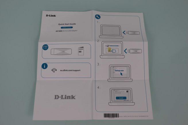 Guía de instalación rápida del adaptador WiFi D-Link DWA-X1850
