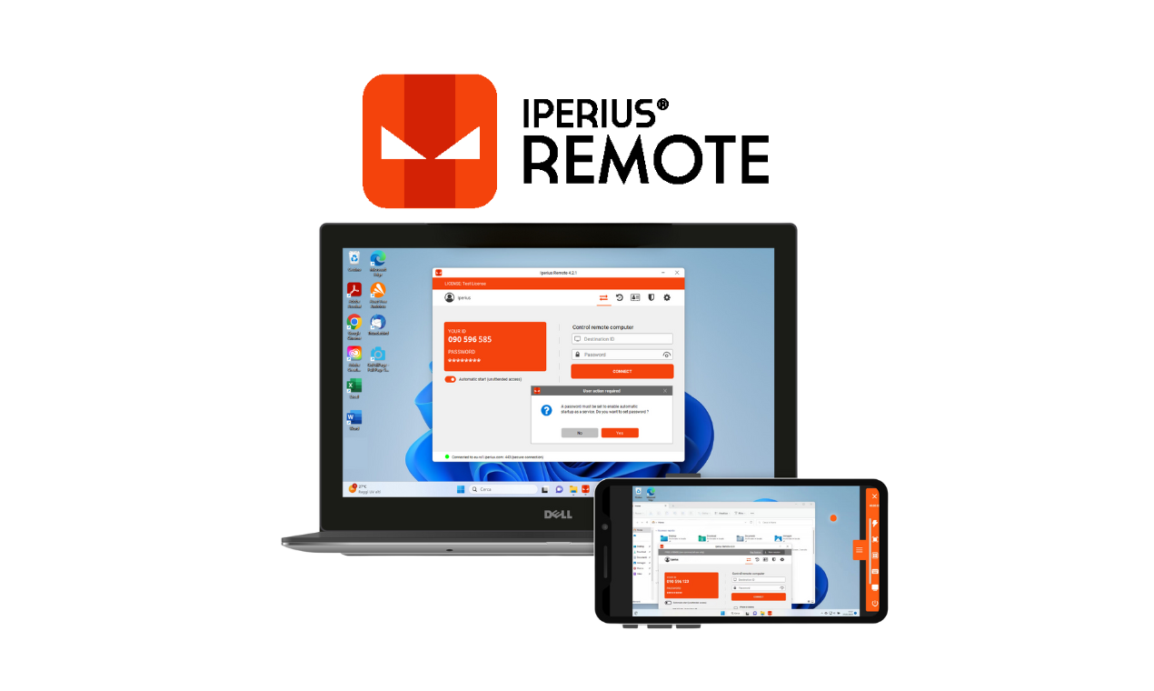 remote control pc-android iperius remote
