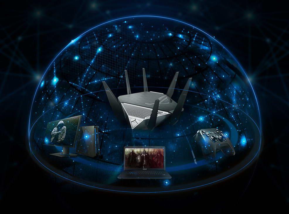 Router gaming ASUS ROG Rapture GT-AXE11000