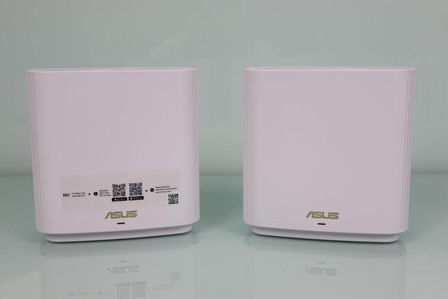 Vista del sistema WiFi Mesh ASUS ZenWiFi XT9 con los dos nodos